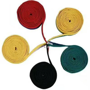 Cinturones de Karate, esteras de artes marciales con logotipo personalizado, cinturón de Judo, venta al por mayor - Product Image 3