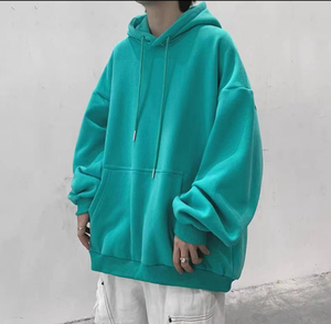 Sweat-shirts à capuche d'hiver pour femmes de haute qualité, coupe oversize, avec logo personnalisé, en molleton de coton épais 300g, avec poche - Product Image 2