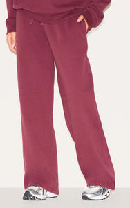 Ensemble coordonné de survêtement en molleton pour femme, de haute qualité, personnalisé, confortable, sweat-shirt décontracté, pantalon de survêtement ample, couleur marron - Product Image 2