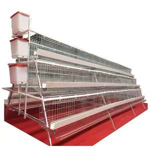 96/128 Birds New Iron Steel Battery <b>Cage</b> for Poultry Farming 1000 Birds Feeding & Drinking Layer Chicken <b>Cage</b> for Laying <b>Hens</b> - Product Image 1