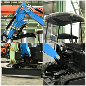 多功能1.5吨1.8吨微型小型挖掘机价格快速交货新型迷你挖掘机1.8吨液压钢筋混凝土挖掘机 - Product Image 4