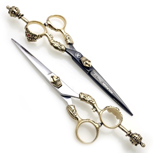 KOUNAIN 7,0 \ ", juego de tijeras para adelgazar el cabello con mango de dragón, de calidad de acero inoxidable Superior maquinilla de afeitar, tijeras de belleza afiladas para Blunt - Product Image 6