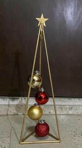 Vintage Selling <b>Christmas</b> Table <b>Tree</b> Ornament Display <b>Tree</b> <b>Stand</b> <b>Christmas</b> Sculpture Elegant and Durable Holiday Display Piece - Product Image 3