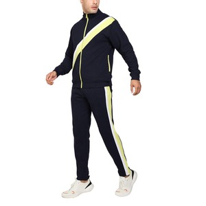 Survêtement d'hiver vintage de sport Blank Plain Men Custom Zip up OEM Cotton Polyester Solid Breathable Eco-Friendly - Product Image 3