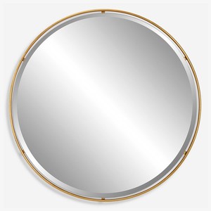 Miroir mural rond élégant en métal pour hôtel appartement maison salon chambre couloir décoration murale dressing miroir vente en gros - Product Image 4
