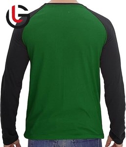 Chemise à Manches Longues et Manches Raglan pour Homme Jersey 100% Coton Biologique 120 140 160 180 200 220 240 260 280 300 320 Gram O Neck - Product Image 4