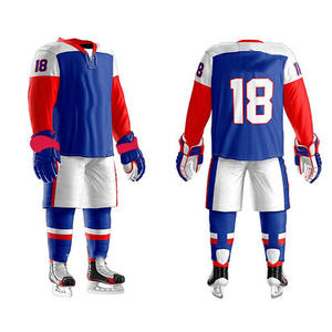 Customizable Unisex <b>Ice</b> Hockey Uniform Soft and Comfortable with Unique Design Features OEM Team Name and Logo Printing - Product Image 2