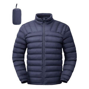 Chaqueta de invierno acolchada con aislamiento empacable ligera para hombre, abrigo hinchado alternativo de plumón resistente al agua de alta calidad - Product Image 1