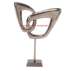 Escultura de grúa cisne de Metal moderno, figurita de mesa con acabado plateado para decoración contemporánea de hogar y oficina, regalo decorativo - Product Image 6