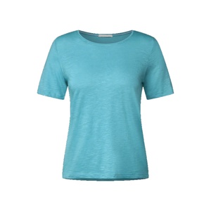 T-shirt décontracté pour femme à col rond, personnalisé, imprimé sérigraphié et brodé, en coton et polyester, anti-boulochage, respirant – Grande Vente - Product Image 4