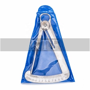 เครื่องมือวัดขนาดมงกุฎฟัน 0–10 มม. ทำจากสแตนเลส สำหรับงานทันตกรรมจัดฟัน วัดขนาดขี้ผึ้ง โลหะ เครื่องประดับ และหิน - Product Image 5