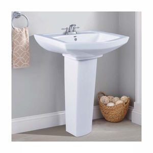 Évier de lavabo en forme de triangle de finition vitrée en quantité de commande en gros pour l'exportation - Product Image 4