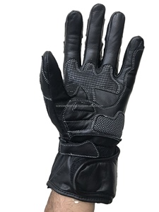 Guantes de moto de cuero anticaída para hombre de invierno con estampado personalizado con protección de pantalla táctil Guantes de moto Deportes - Product Image 2