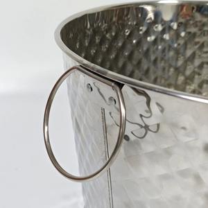 Bac à Boissons Décoratif en Acier Inoxydable Porte-Vin Refroidisseur à Bière Vase à Champagne pour la Maison ou la Restauration - Product Image 5