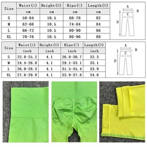 Seamless Gradient Push up Scrunch Women Yoga <b>Leggings</b> Fitness High Waist Tights Quick Dry Sport Gym Pants Raises Shaper - Product Image 6