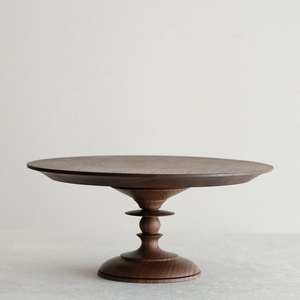 ที่ตั้งเค้กวันเกิดรูปทรงโค้งมนสำหรับงานเลี้ยงฉลองเค้กไม้ - Product Image 4