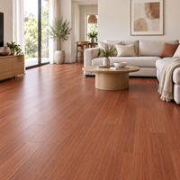 Plancher en bois imitation bois brun chaud auto-adhésif WYRAX pour hôtels, maisons, centres commerciaux, entrepôts, intérieurs commerciaux