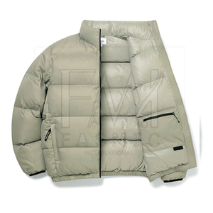 100% Polyester Fabric Bubble Short <b>Crop</b> Puff Warm Winter Knitted Bomber <b>Jackets</b> with Private Label for <b>Ladies</b> - Product Image 2