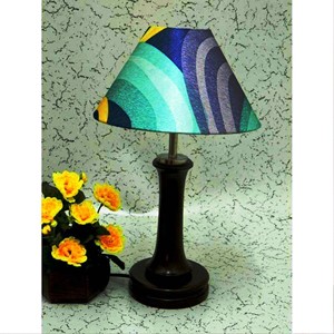 Lámpara de mesa artesanal de madera con diseño moderno de varios tonos decoración del hogar de Ramadán-VENTA CALIENTE - Product Image 1