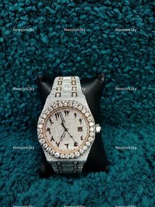 Montre Moissanite Diamond VVS Iced Out de bonne qualité avec montres Moissanite de style fantaisie d'exportation en Inde - Product Image 6