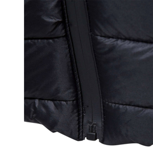 Chaqueta acolchada de alta calidad con diseño personalizado para hombre, abrigo de bombardero con cremallera y soporte, forro polar acolchado, material de lona con relleno de algodón, características - Product Image 3