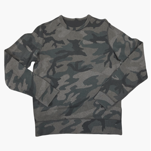 Camo Design Crew Neck Sudadera Algodón Blended Streetwear Basics Top para hombre - Product Image 1