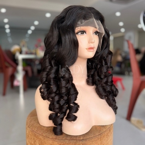 Cabello Vietnamita al por Mayor, Precio de Cabello 100% Natural Sin Procesar, Cabello Humano con Volumen, Color Castaño, Peluca 2025 - Product Image 4