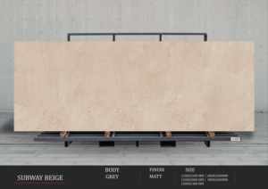 Murs modernes minimalistes rehaussés de dalles en porcelaine grise haute brillance de 1200x3200 mm - Product Image 2