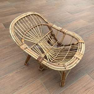 ดีไซน์ใหม่! เก้าอี้หวายสำหรับเด็กเก้าอี้ถ่ายภาพสตูดิโอทำด้วยมืออุปกรณ์ประกอบฉากสำหรับเด็กแรกเกิด - Product Image 2