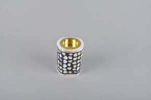 Handmade Luxury Mother Of Pearl Inlaid Bakhoor <b>Burner</b> Portable Resin Incense Holder With Gold Metal Cup Exotic Arabic <b>Oud</b> - Product Image 5