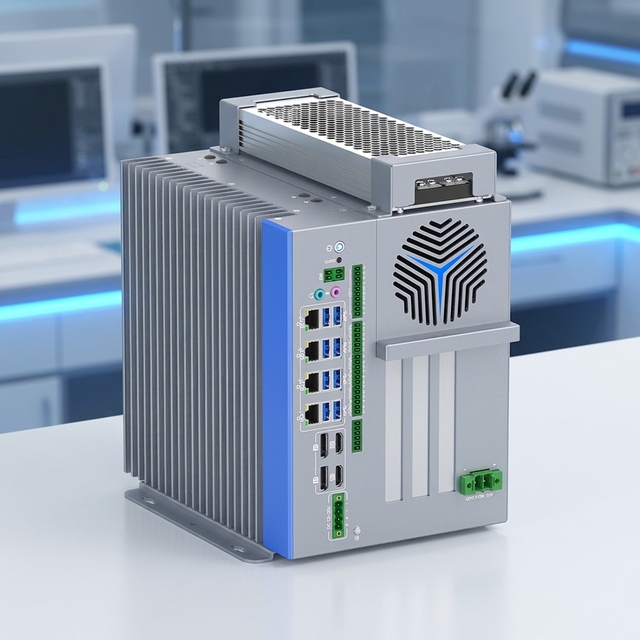 Edge AI Compute Supports NVIDIA GPU Expandable Industrial Computers with PCle1x PCIe X16 + 2x PCIe X8  for Vision Inspection