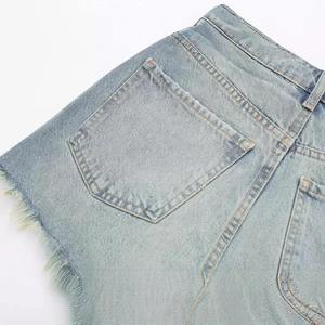 กางเกงขาสั้นผ้ายีนส์สำหรับผู้หญิงกางเกงขาสั้นผ้ายีนส์แบบพรีเมี่ยมสำหรับ2025 - Product Image 4