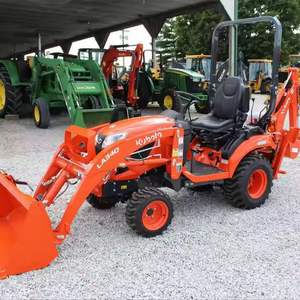 Chargeur compact Kubota BX-23S avec pelle rétrocaveuse |   Machine agricole diesel 4x4 |   Tracteur compact Kubota BX-23S 4RM avec chargeur - Product Image 2