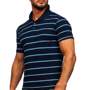 Patrón sólido personalizado de los hombres Golf para Polos Streetwear Casual moda verano transpirable ropa al aire libre Etiqueta Privada Top - Product Image 3