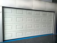 Porte de garage sectionnelle automatique à économie d'énergie, directement de l'usine, pour villa indépendante, garage résidentiel privé attaché