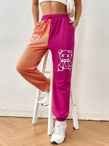 Pantalon de survêtement ample respirant personnalisé pour femmes Nouveau style Pantalon et pantalon en molleton de coton pour femmes - Product Image 5