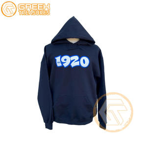 Sudadera con capucha bordada de lana de algodón Zeta Phi Beta personalizada, suéter de alta calidad de la Hermandad de mujeres, ropa griega, sudaderas con capucha más finas - Product Image 5