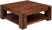 Table basse en bois d'ingénierie Table centrale en cerisier doré pour salon salle à manger Tables basses essentielles au meilleur prix à vendre