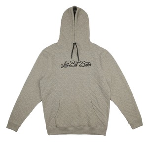 Sweat à capuche matelassé en polaire pour hommes, 100% coton, logo brodé, décontracté, grande taille, fermeture éclair - Product Image 4