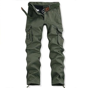 Pantalones de chándal de carga media para hombre, transpirables, de secado rápido, tallas 2025 al por mayor, pantalones de lona con logotipo personalizado, 6 bolsillos, estilo callejero OEM - Product Image 1