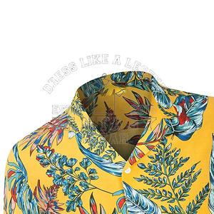 FANTASY WEAR 2026 Chemise Hawaïenne Florale à Manches Courtes Personnalisée de Qualité Supérieure avec Logo Personnalisé - Product Image 3