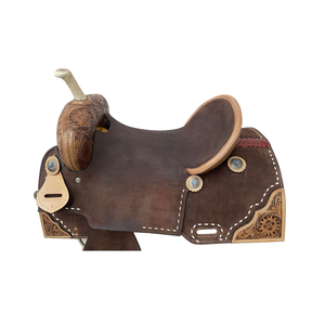 ร้อนขายหนังทำตะวันตกหนังอานม้าที่มีการออกแบบที่กำหนดเองสำหรับม้า Ridding ใช้ - Product Image 4