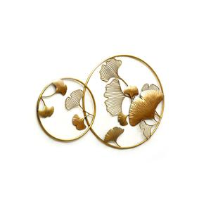 Décoration murale de Noël en laiton argenté doré, design vertical léger, artisanat de haute qualité, accessoires faciles à monter - Product Image 2