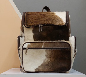 Piel de vaca natural personalizada de lujo último diseño bolso de cuero genuino bolso de hombro material sólido - Product Image 6