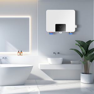 <span class=keywords><strong>Chauffe</strong></span>-<span class=keywords><strong>eau</strong></span> électrique instantané à panneau en plastique blanc haute performance <span class=keywords><strong>avec</strong></span> LED pour camping-car, usage extérieur, commercial et résidentiel 5500kW - Product Image 2