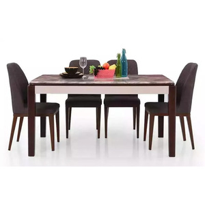 Ensemble de salle à manger en marbre italien NAPLES 6S - Product Image 2