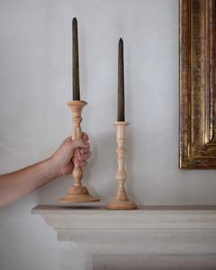 Decorative Wooden <b>Candle</b> Stand for Luxury Home Styling Natural Grain Texture Premium Handcrafted Look Eco-friendly Christmas Use - Product Image 2