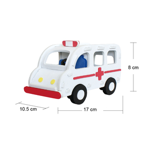 Diversión 3D EVA Educativo DIY Juguete Ambulancia Rompecabezas para Niños 5-7 Años - Product Image 5
