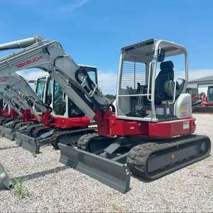 รถขุดขนาดเล็ก Takeuchi TB235-2 เครื่องยนต์ Isuzu กระบอกไฮดรอลิก Laidong มอเตอร์ Poclain แบบเคลื่อนที่ด้วยสายพาน ปั๊มไฮดรอลิกแรงสูง - Product Image 1