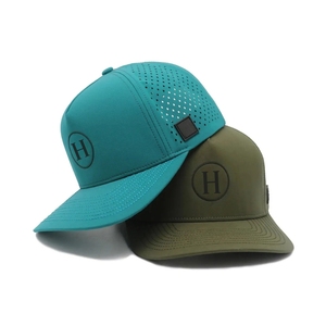 Casquette de golf classique à cordon, personnalisable avec logo imprimé, 5 panneaux, trous découpés au laser, vente en gros, casquette snapback de performance - Product Image 5